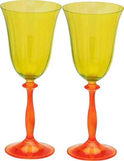 Anna + Nina Vinglass Poppy 2stk