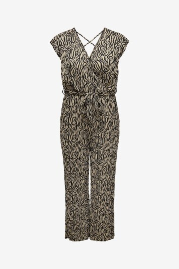 Only Carmakoma Jumpsuit carSafari Life S/L Jumpsuit Jrs Hvit Only Carmakoma Jumpsuit carSafari Life S/L Jumpsuit Jrs Hvit