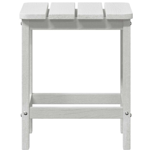 Adirondack Side Table Hvit 38x38x45 cm HDPE