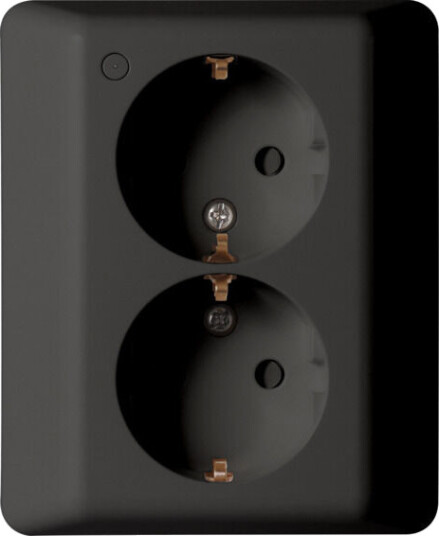 Connecte Zigbee Smart Stikk Dobbel Innfelt Sort - 4500993 Connecte Zigbee Smart Stikk Dobbel Innfelt Sort - 4500993