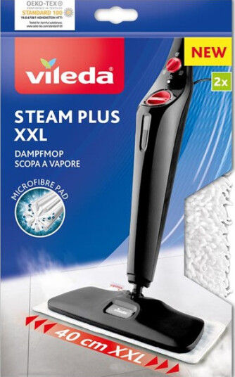 Vileda Damprenser Steam XXL steam mop refill 2 pack Vileda Damprenser Steam XXL steam mop refill 2 pack
