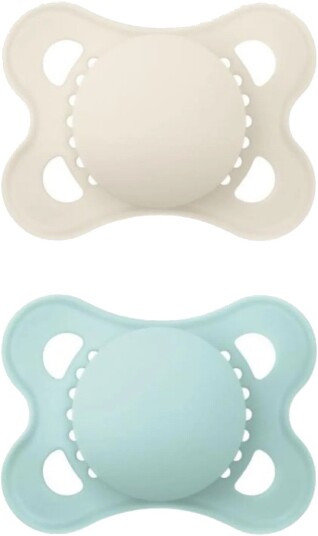 Mam 1201 Original Smokk 2-6 mnd Blå/Beige 2 pk