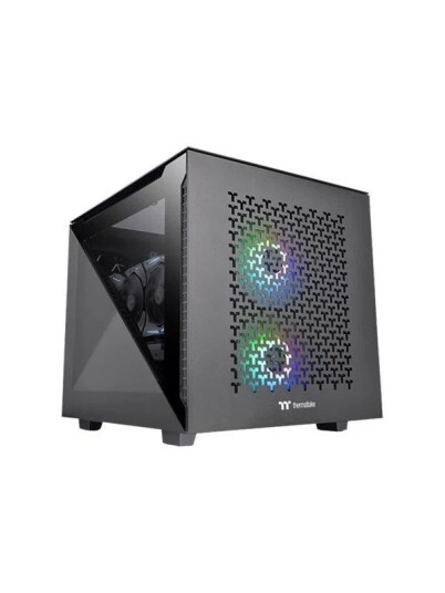 Thermaltake Divider 200 TG Air Micro-ATX Kabinett Miditower Svart