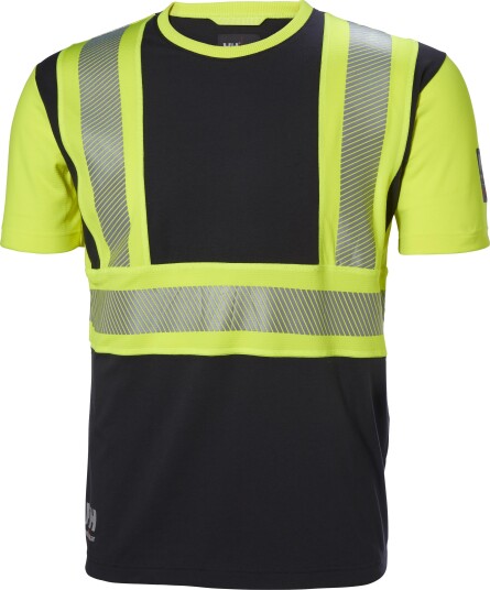 Helly Hansen Workwear T-Skjorte ICU 79271-369 Varsel, Svart/Gul XXL