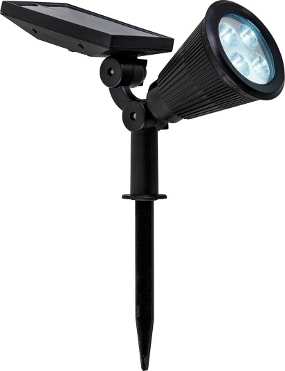 Airam Paulo solcelledrevet spotlight 24 cm sort