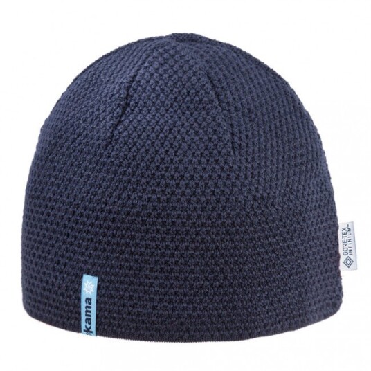 Kama Strikket Lue, Gore Windstopper, Navy