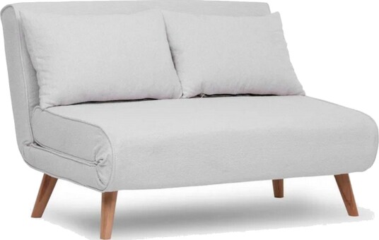 Folde Teddy Sovesofa 2 seter Cream   Cream