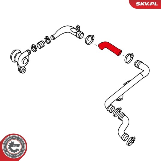 ESEN SKV 24SKV612 Ladeluftslange
