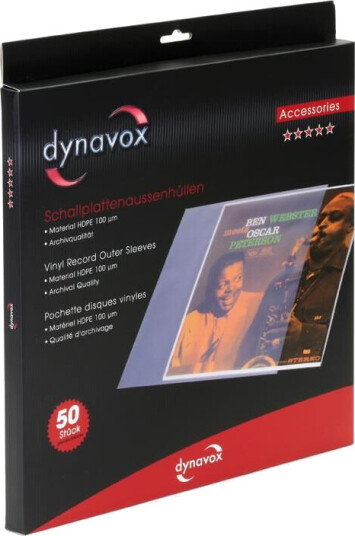 Dynavox Lp 12 Yttercover 50stk Yttercover Lp Antistatisk Dynavox Lp 12 Yttercover 50stk Yttercover Lp Antistatisk