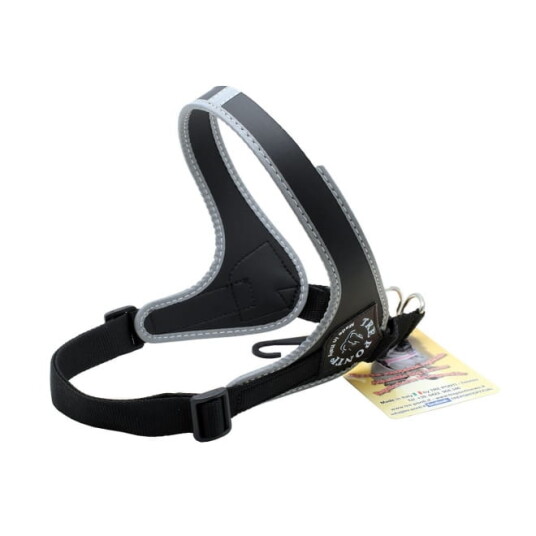 Tre Ponti R250 Regulerbar Hundesele med Spenne Svart (1,5)