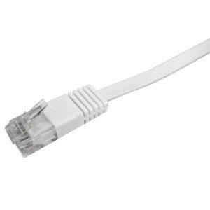 LogiLink CAT5e UTP Flat Nettverkskabel 7,5 m Hvit