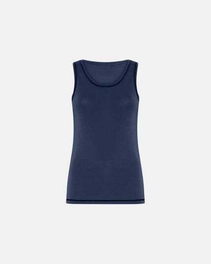 Dovre Women Singlet 100% merino ull navy