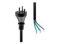 ProXtend - Strømkabel - type K (hann) til uisolert tråd - 250 V - 16 A - 5 m - montage cord - svart - Grønland, Danmark ProXtend - Strømkabel - type K (hann) til uisolert tråd - 250 V - 16 A - 5 m - montage cord - svart - Grønland, Danmark