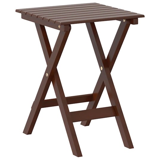 Sammenleggbart sidebord brun heltre poppeltre 4008872