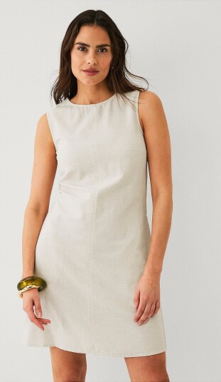 Vila Kjole viPrisilla O neck S/L Short Dress Brun Vila Kjole viPrisilla O neck S/L Short Dress Brun