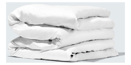 Silky Bamboo Duvet Cover, Pearl White Silky Bamboo Duvet Cover, Pearl White
