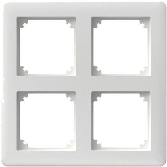 Schneider Electric Primo Kombinasjonsramme Matrise, 2 x 2 Rom, Hvit