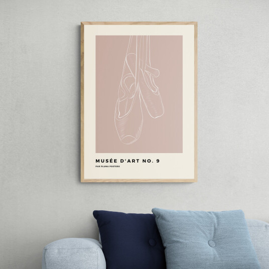 Musée d'art no. 9 av Pluma Posters