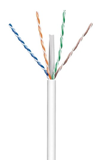 Luxorparts 100m Solid Cat6 U/UTP Nettverkskabel Hvit Luxorparts 100m Solid Cat6 U/UTP Nettverkskabel Hvit