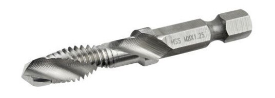 Ironside 200852 Bor- og gjengebits 1/4", HSSG M8