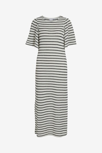 Vila Maxikjole viBia S/S Long Dress #5 Beige