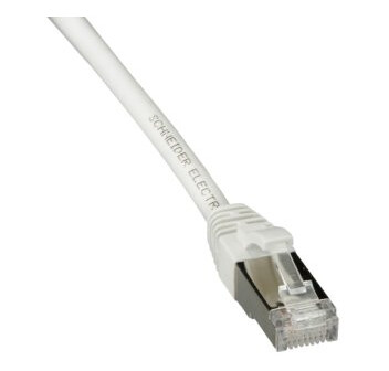 Lauritz Knudsen Patchkabel Actassi® Kat 6A S/Ftp 28Awg Længde: 2,0M Farve: Hvid Lszh Kappe Med Helstøbte Tyller I Begge Ender