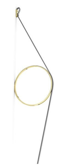 Flos Wirering Vegglampe Grå/Gul Flos Wirering Vegglampe Grå/Gul
