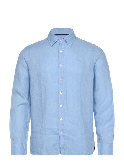 Sebago Linen Shirt   Blue   L