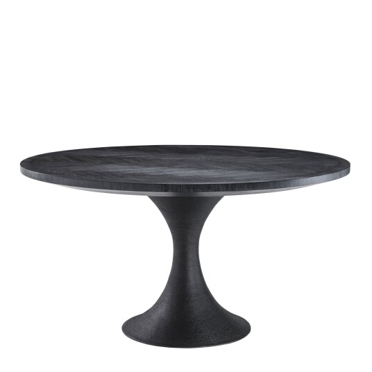 Melchior Dining Table Round Charcoal Melchior Dining Table Round Charcoal