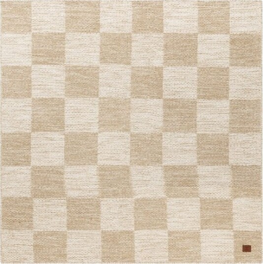 Ullteppe Chessie Kvadrat - 300x300 cm, Lin