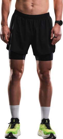 FUSION TEMPO! PRO Run Løpeshorts Herre Svart M