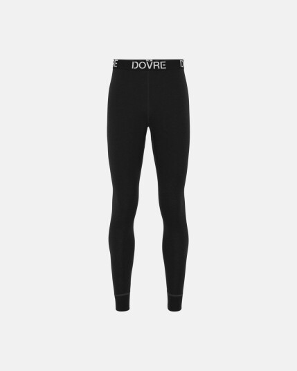Dovre Stillongs 100% økologisk ull svart