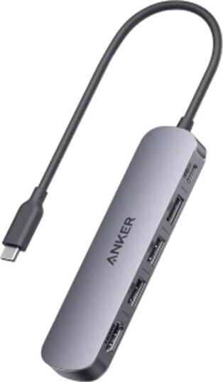 Usb-C Hub Anker 2 X Usb-A 1 X Usb-A 3.0 1 X Usb-C 1 X Hdmi Grå A8357ha0