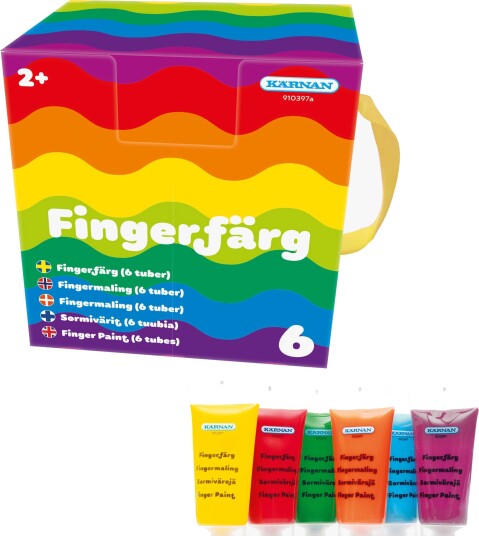 Kärnan Fingermaling 6 Tuber