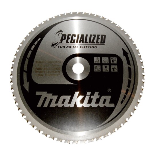 Makita 305 mm Sirkelsagblad for Metall med 60 Tenner