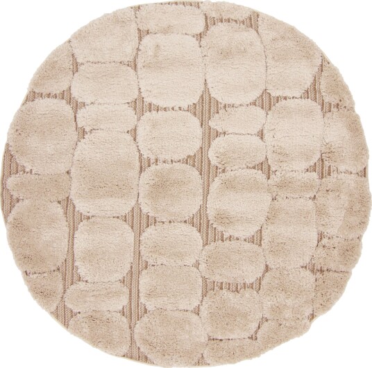 Runde tepper Fondi beige Størrelse: Ø 120 cm Runde tepper Fondi beige Størrelse: Ø 120 cm