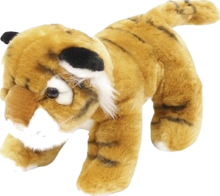 Leantoys Kosedyr Klemmetøffel Tiger/Katt Brun 25 Cm Leantoys Kosedyr Klemmetøffel Tiger/Katt Brun 25 Cm