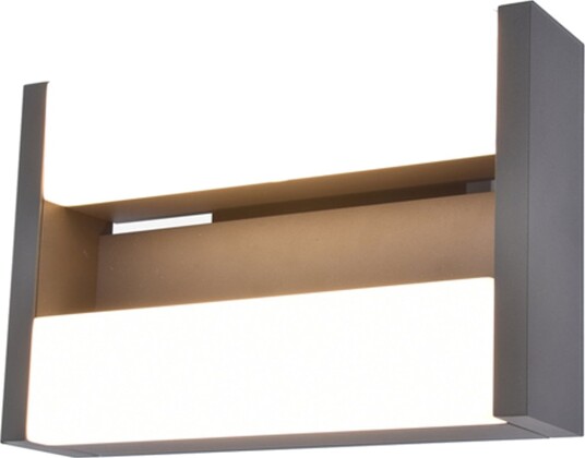 LUTEC ARCHITECTURAL CONROY VEGGHENGT LAMPE MØRK GRÅ