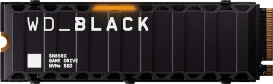 Western Digital WD Black SN850X PCIe Gen4 Gaming SSD 2TB Heatsink