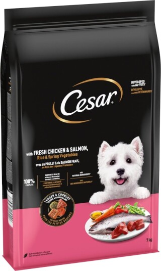 Cesar Tørrfôr Adult Med Laks Og Grønnsaker Kylling 7 kg