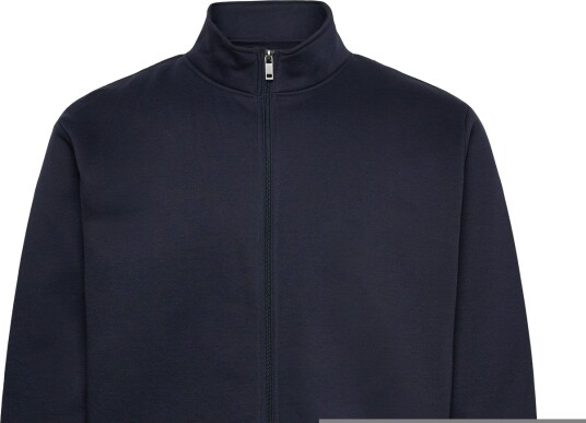 Enkel Studio Crew Neck Full Zip Esjohan   Navy   M