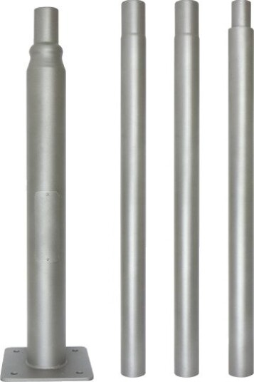 Schleich Led Line Prime Belysningsstolpe Sett 4 M Grå