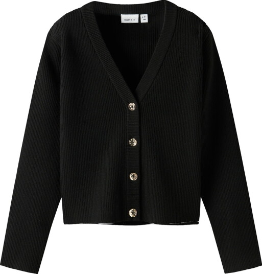 Name It Cardigan Strikk Rib NkfLarenLise Svart Name It 9 10 år (134 140) Cardigan
