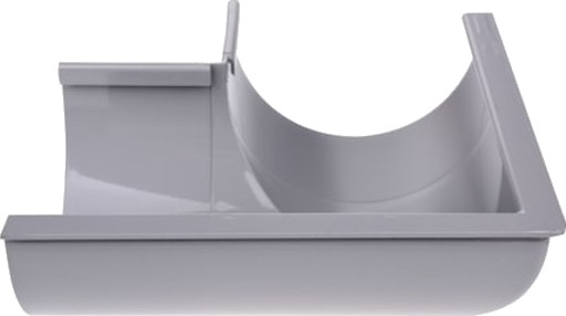 Plastmo 10" utvendig gjæringssag 90°, grå gray
