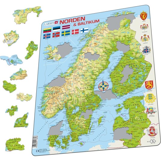 Larsen Puzzle The North 75 pcs K3 Larsen Puzzle The North 75 pcs K3