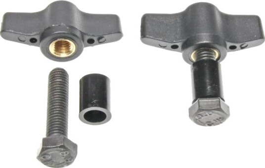 Brodit 215670 Bolter Sort Grå 2 Stykker Brodit 215670 Bolter Sort Grå 2 Stykker