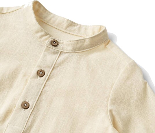 Wheat Romper Shirt Victor Shell (62 / 3 mnd)
