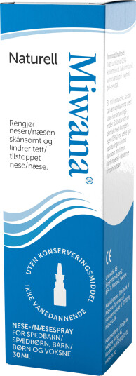 Miwana Naturell Nesespray 30 ml