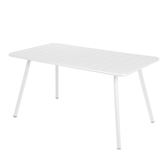 Fermob Luxembourg Table 143x80 cm Cotton White 01
