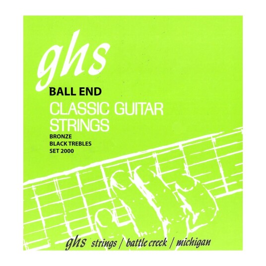Ghs 2000 Ball End Regular Classics (028-043) High Tension Svart